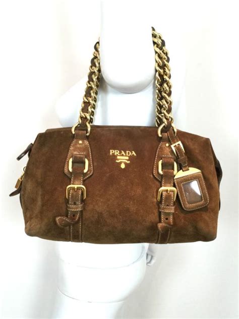 suede prada bag|prada chain strap shoulder bags.